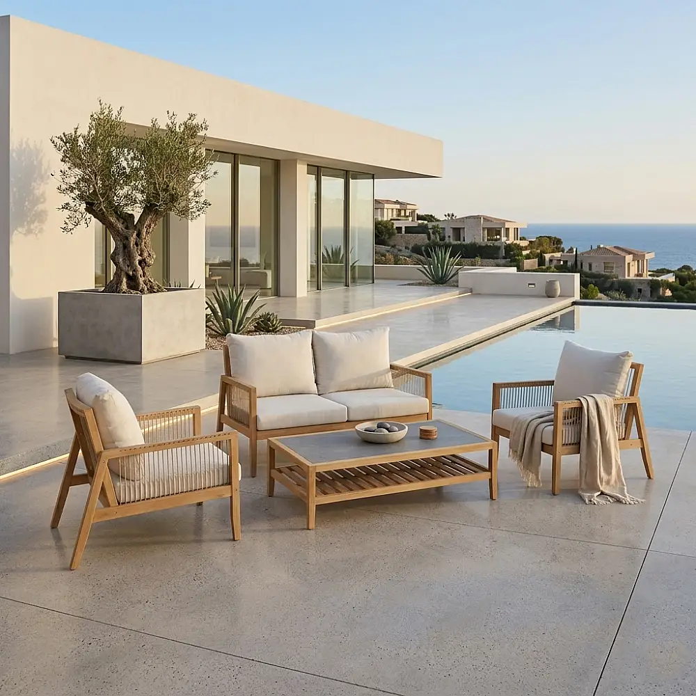 LIBERTA JAPONISM ΣΑΛΟΝΙ SET 1+2+1 ΦΥΣΙΚΟ BEIGE