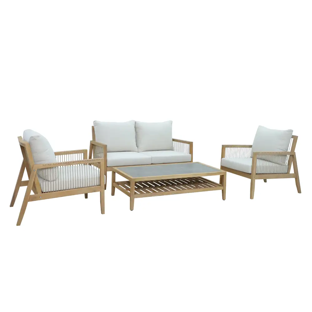 LIBERTA JAPONISM ΣΑΛΟΝΙ SET 1+2+1 ΦΥΣΙΚΟ BEIGE