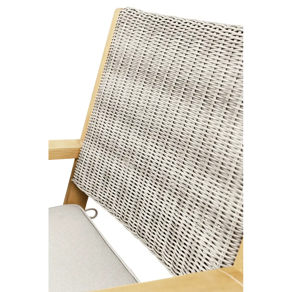 LIBERTA CAPRI ΚΑΡΕΚΛΑ ΛΕΥΚΟ ΓΚΡΙ 64.2x60x88.5cm