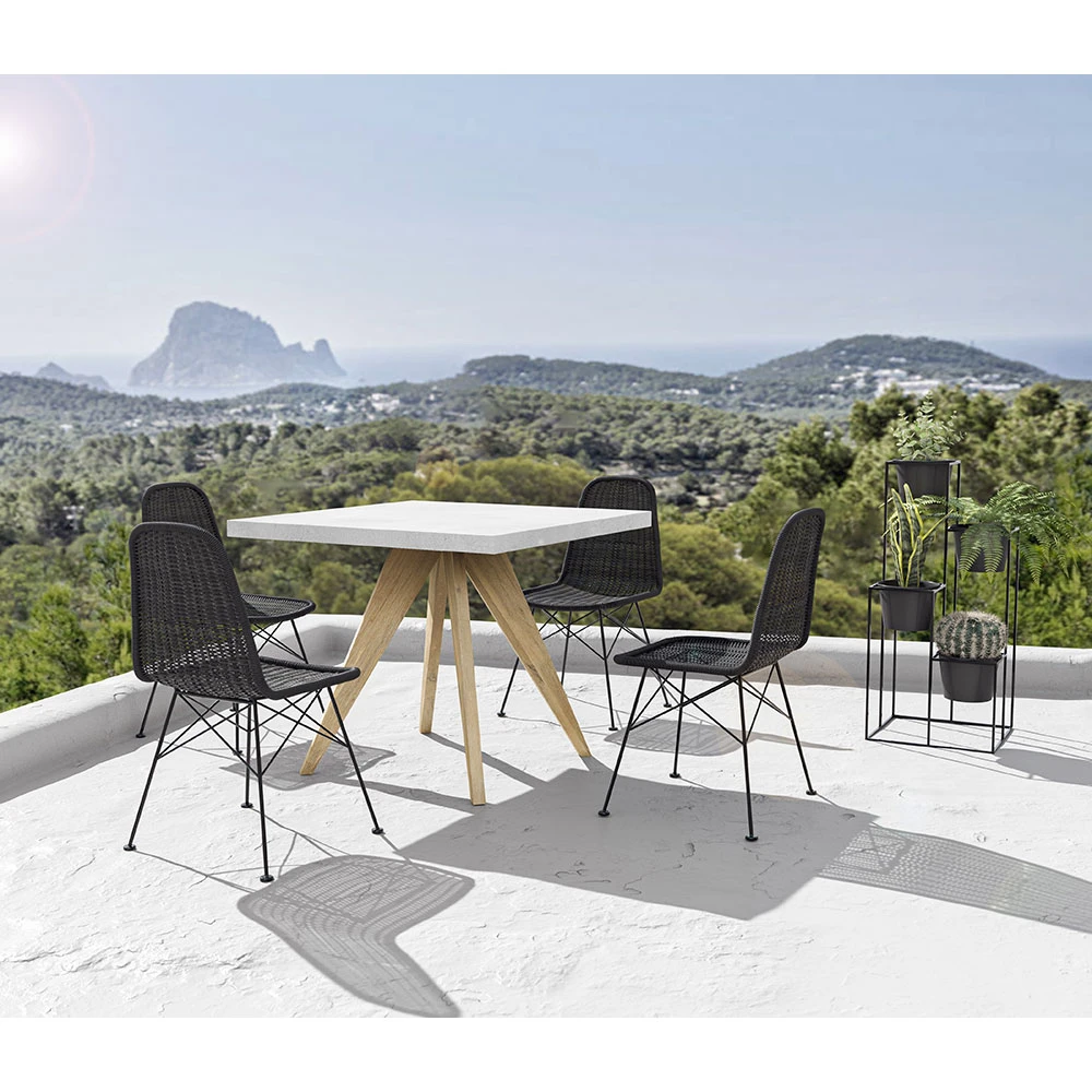 LIBERTA TERRAZZO ΤΡΑΠΕΖΙ TERRAZZO 90x90x75