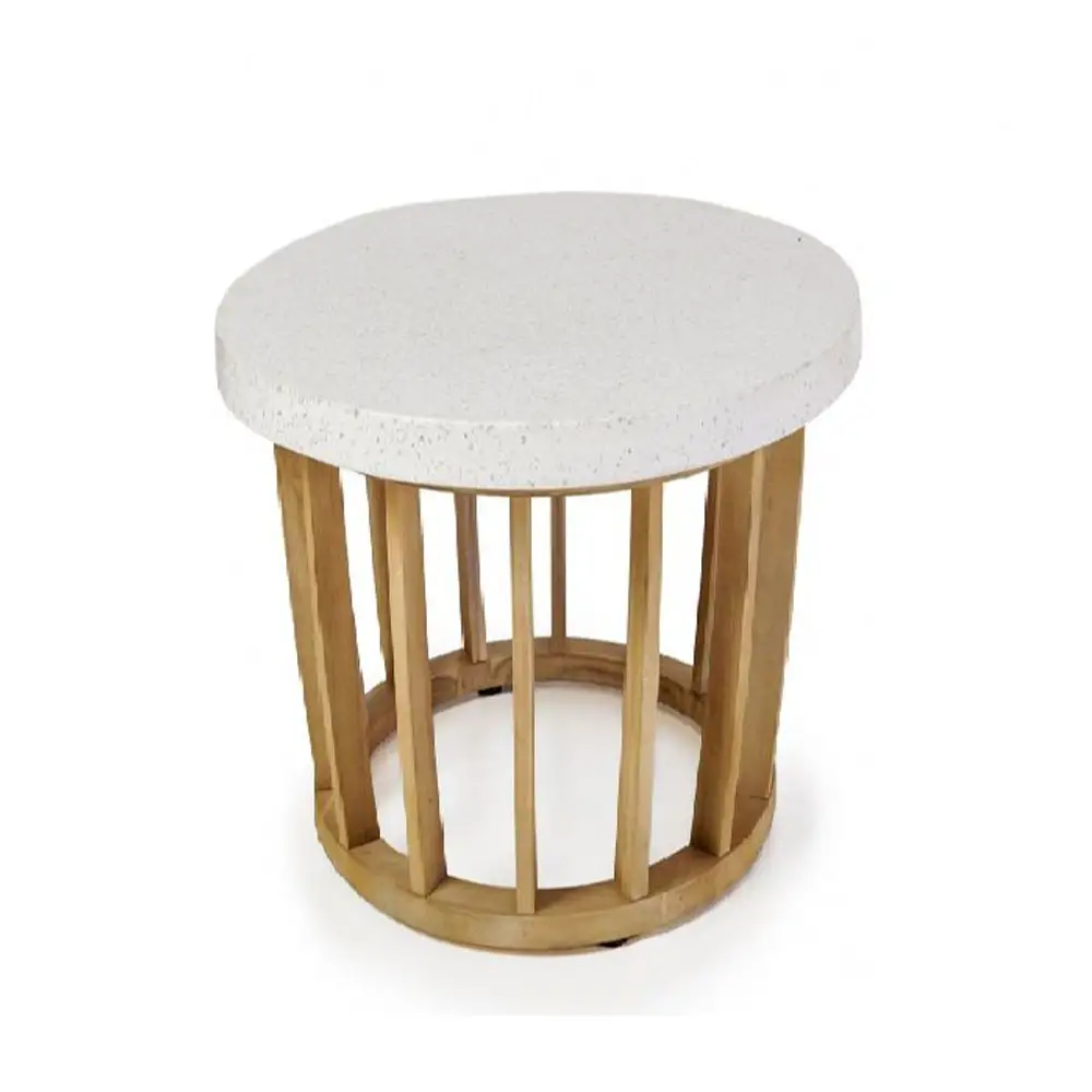 LIBERTA ITHAKA SIDE TABLE ΦΥΣΙΚΟ 50x50x53cm