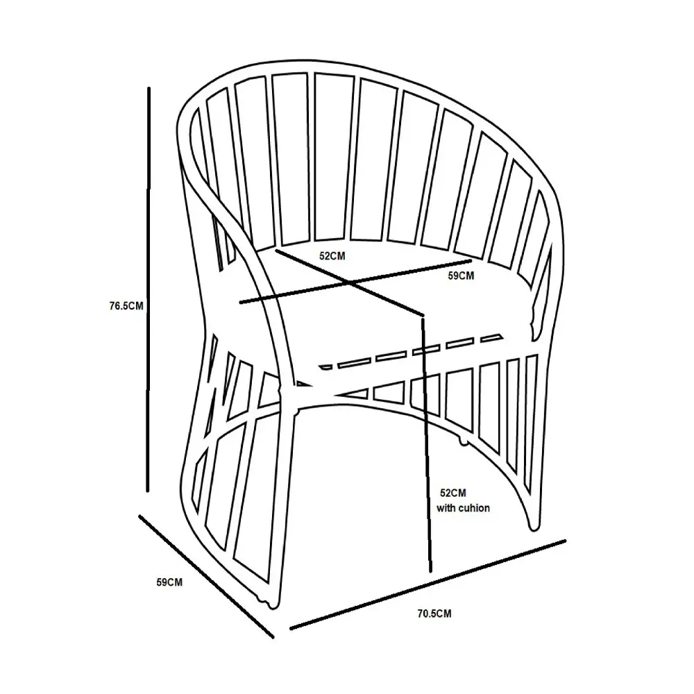 LIBERTA LEON ΠΟΛΥΘΡΟΝΑ ΦΥΣΙΚΟ 72x63x76.5cm