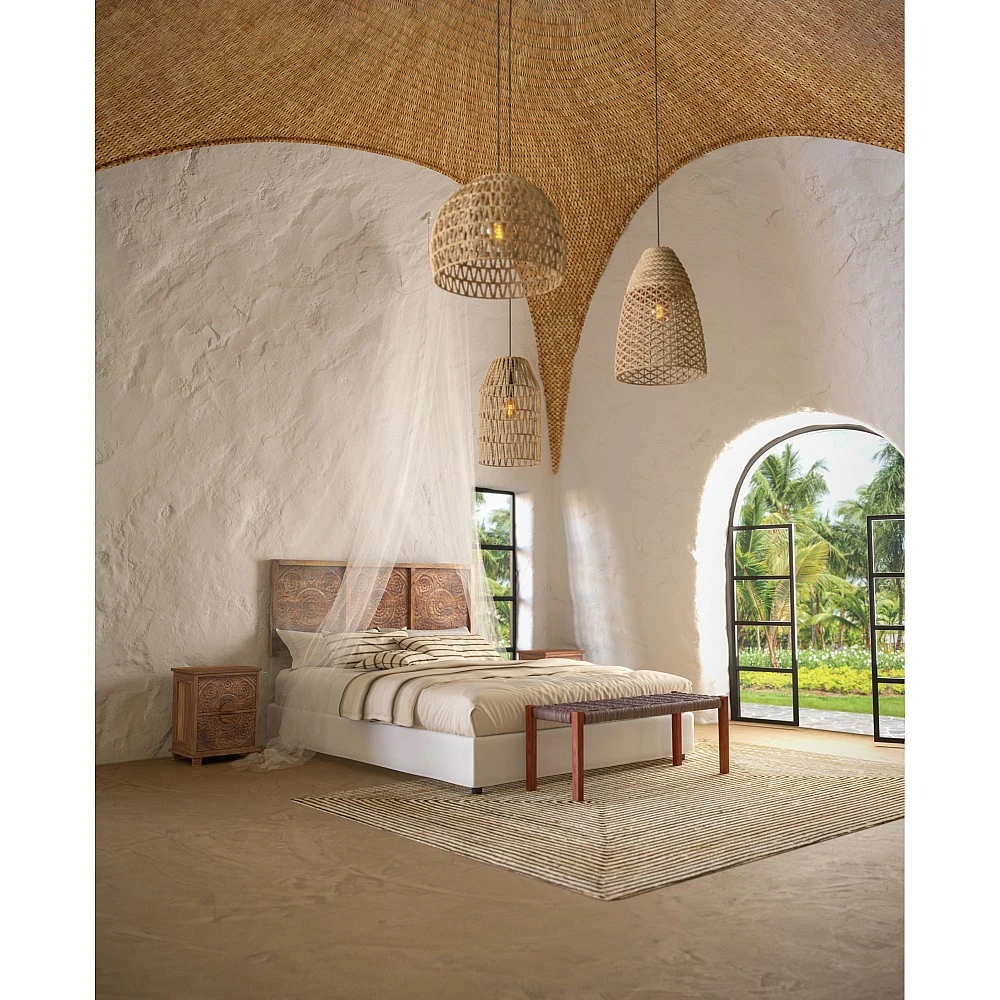 LIBERTA MESH ΠΑΓΚΑΚΙ ΚΑΦΕ ANTIQUE ΚΑΡΥΔΙ 110x35x40