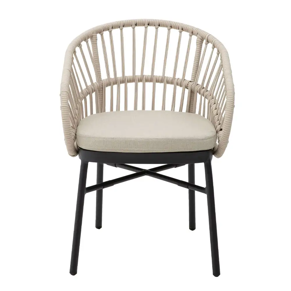 LIBERTA LUNA ΚΑΡΕΚΛΑ CREAM ΜΑΥΡΟ 58x65x78cm