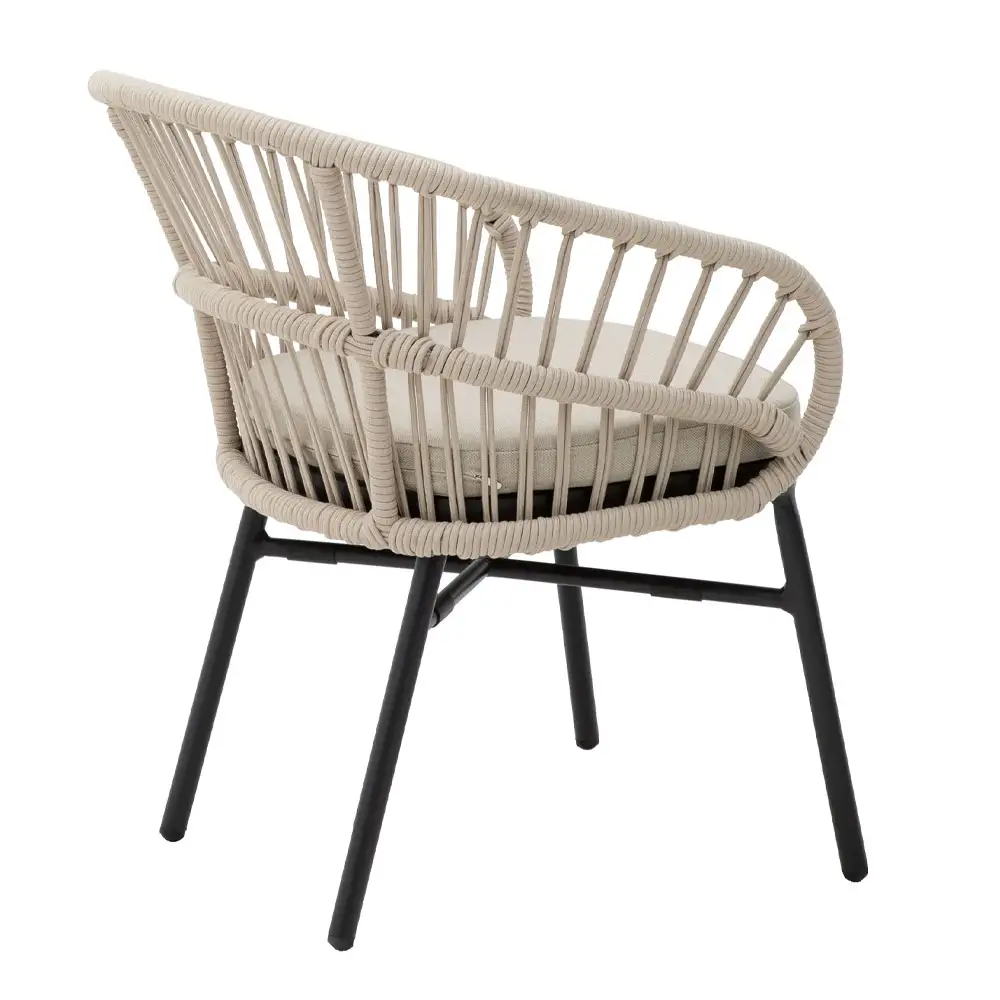 LIBERTA LUNA ΚΑΡΕΚΛΑ CREAM ΜΑΥΡΟ 58x65x78cm