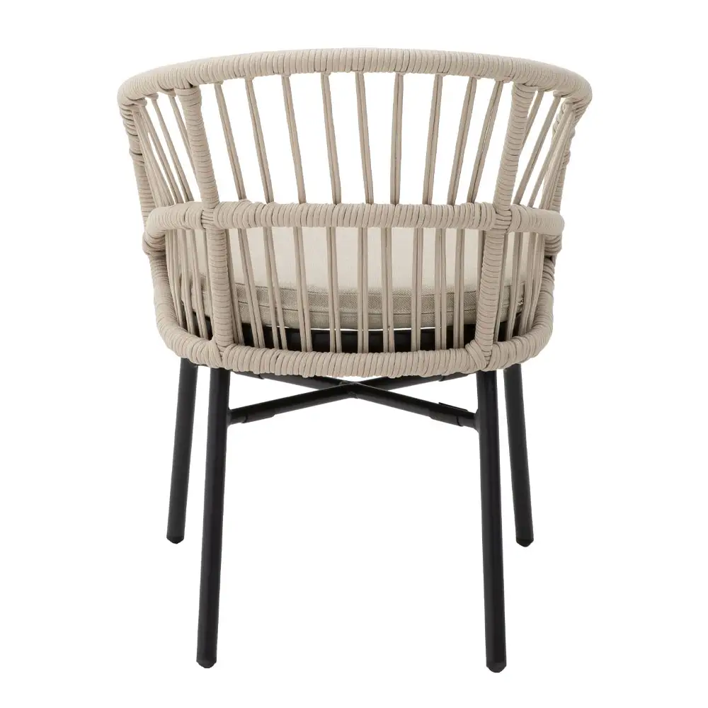 LIBERTA LUNA ΚΑΡΕΚΛΑ CREAM ΜΑΥΡΟ 58x65x78cm