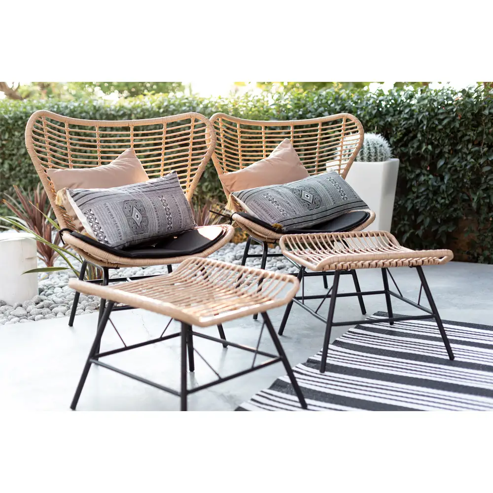 LIBERTA BUTTERFLY ΠΟΛΥΘΡΟΝΑ ΦΥΣΙΚΟ ΜΑΥΡΟ 89x78x106.5cm