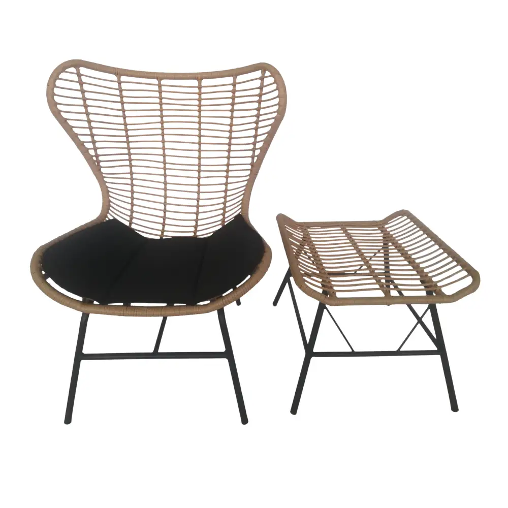 LIBERTA BUTTERFLY ΠΟΛΥΘΡΟΝΑ ΦΥΣΙΚΟ ΜΑΥΡΟ 89x78x106.5cm