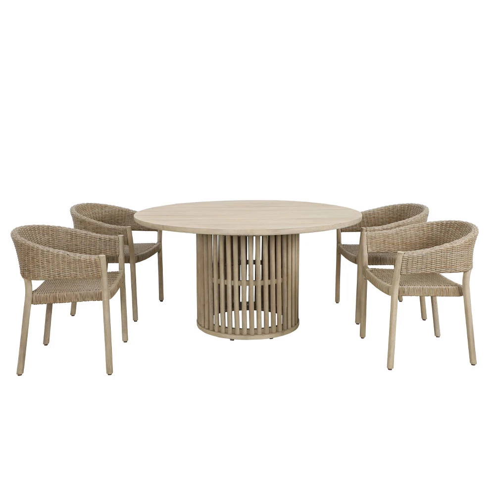 LIBERTA SUMATRA ΤΡΑΠΕΖΙ ΦΥΣΙΚΟ 150x150x76 LIBERTA SUMATRA ΤΡΑΠΕΖΙ ΦΥΣΙΚΟ 150x150x76