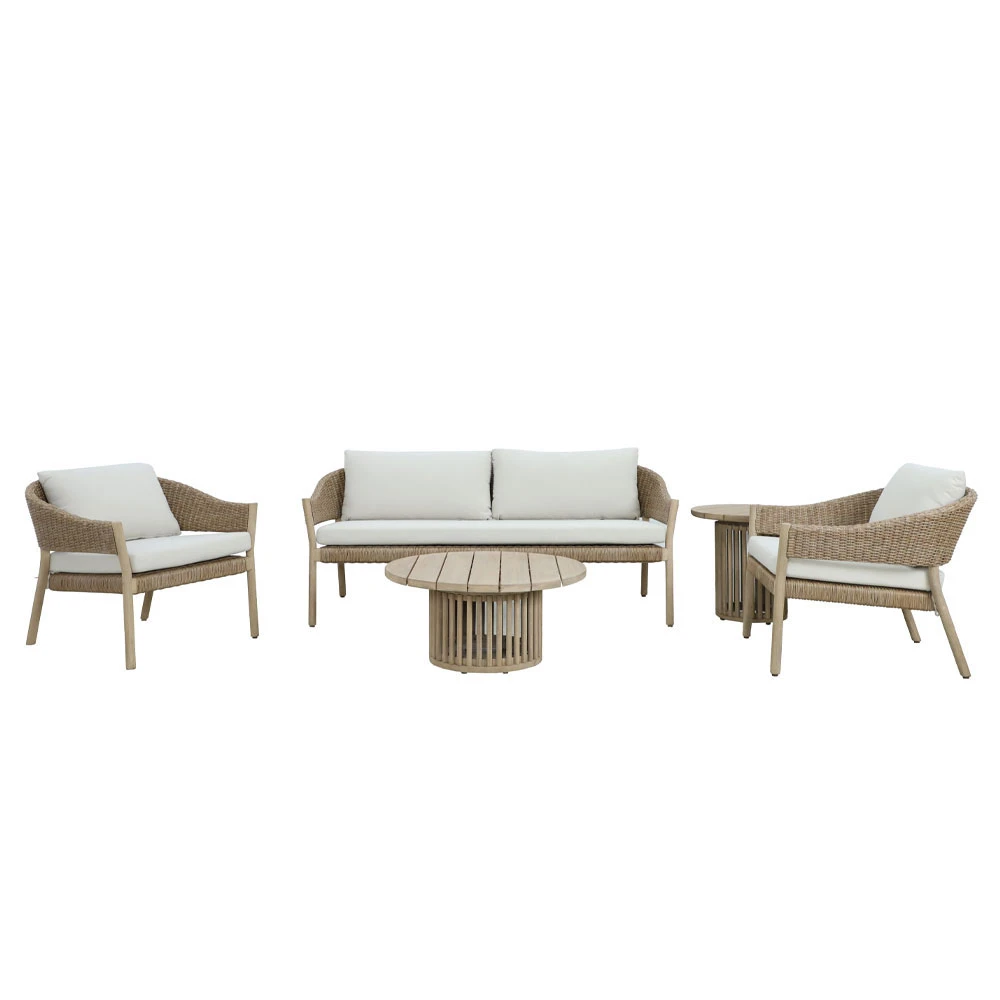 LIBERTA SUMATRA COFFEE TABLE ΦΥΣΙΚΟ 80x80x38