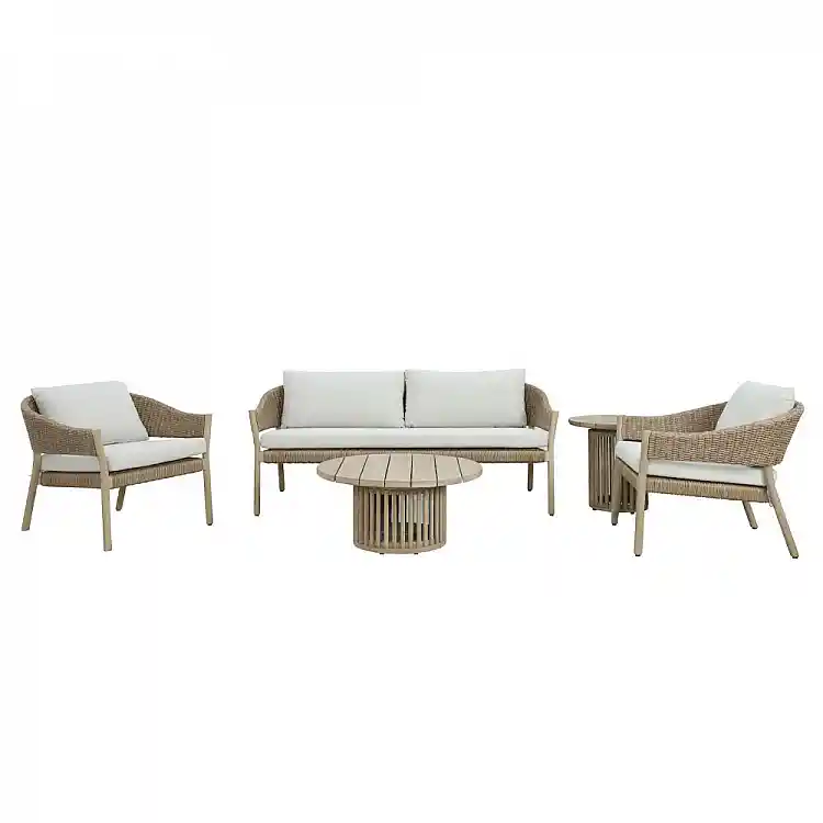 LIBERTA SUMATRA COFFEE TABLE ΦΥΣΙΚΟ 80x80x38cm
