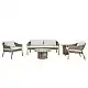 LIBERTA SUMATRA COFFEE TABLE ΦΥΣΙΚΟ 80x80x38cm