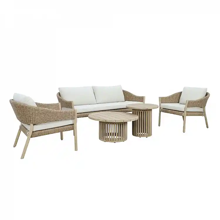 LIBERTA SUMATRA COFFEE TABLE ΦΥΣΙΚΟ 80x80x38cm