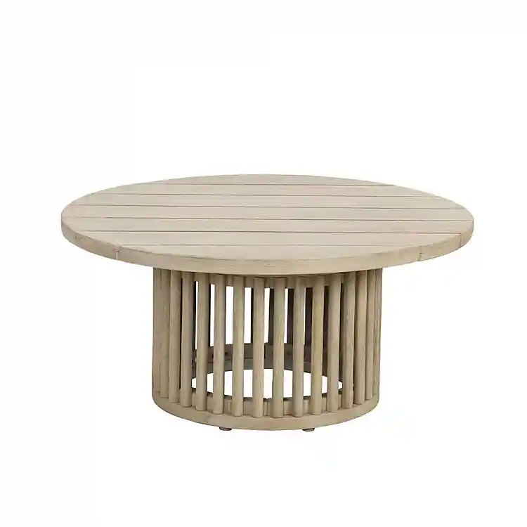 LIBERTA SUMATRA COFFEE TABLE ΦΥΣΙΚΟ 80x80x38cm