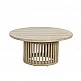 LIBERTA SUMATRA COFFEE TABLE ΦΥΣΙΚΟ 80x80x38