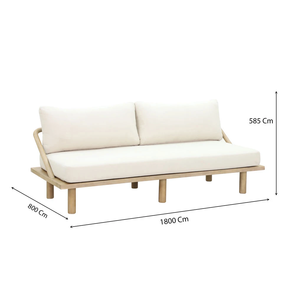 LIBERTA SIESTA ΚΑΝΑΠΕΣ ΚΡΕΒΑΤΙ ΦΥΣΙΚΟ CREAM 180x80x59 LIBERTA SIESTA ΚΑΝΑΠΕΣ ΚΡΕΒΑΤΙ ΦΥΣΙΚΟ CREAM 180x80x59