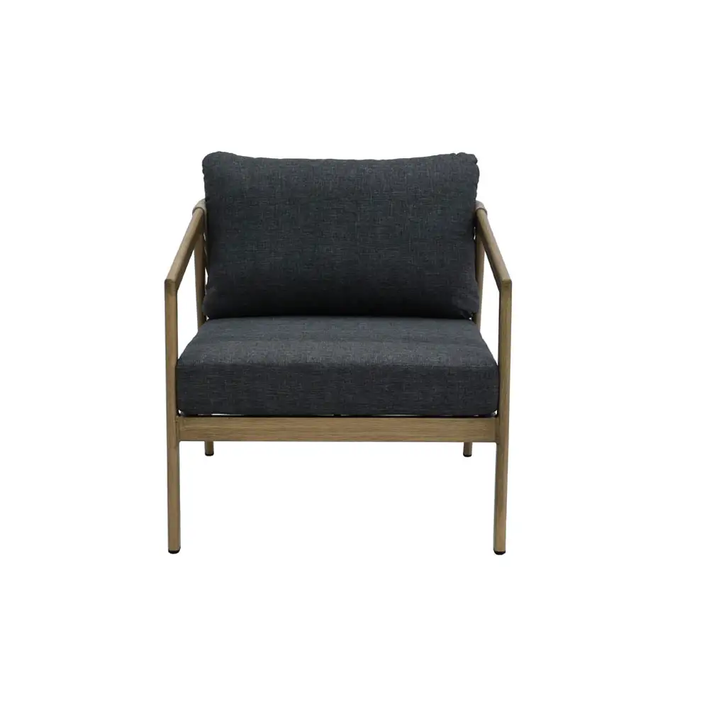 LIBERTA MADERA ΣΑΛΟΝΙ SET 1+2+1 ΦΥΣΙΚΟ ΓΚΡΙ