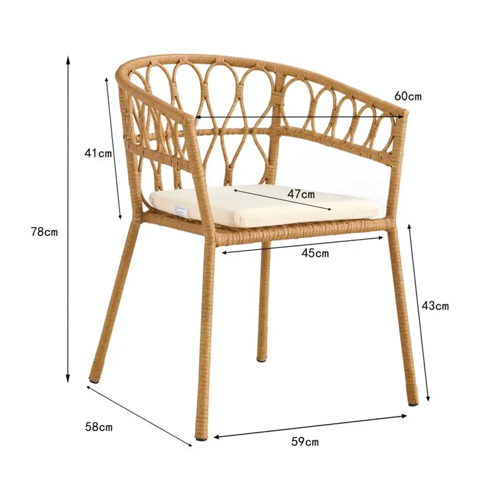 LIBERTA SURABAYA ΚΑΡΕΚΛΑ ΦΥΣΙΚΟ ΛΕΥΚΟ 59x56x77.5