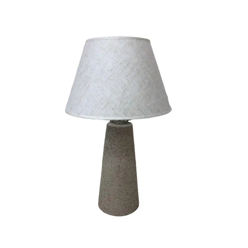LIBERTA AURORA ΦΩΤΙΣΤΙΚΟ ΕΠΙΤΡΑΠΕΖΙΟ 35x35x57cm MgO ΓΚΡΙ ΓΚΡΙ ΑΝΟΙΧΤΟ ΥΦΑΣΜΑ