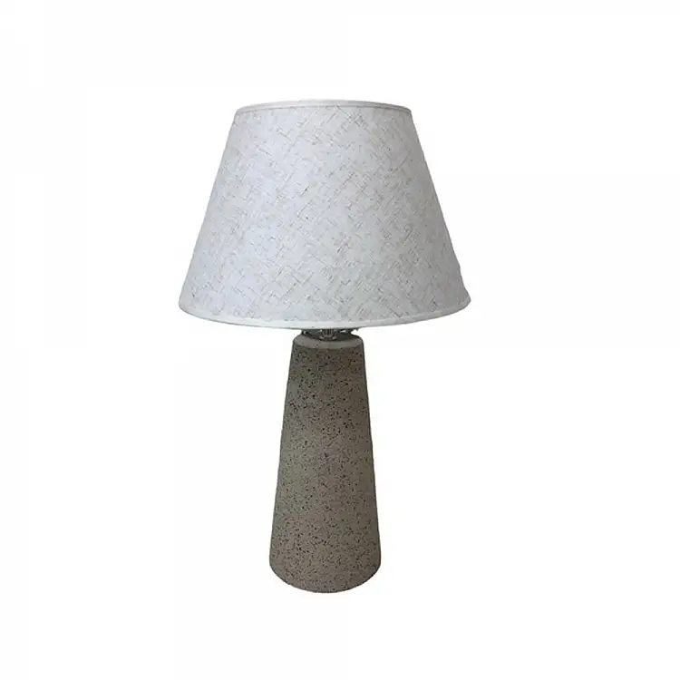 LIBERTA AURORA ΦΩΤΙΣΤΙΚΟ ΕΠΙΤΡΑΠΕΖΙΟ 35x35x57cm MgO ΓΚΡΙ ΓΚΡΙ ΑΝΟΙΧΤΟ ΥΦΑΣΜΑ