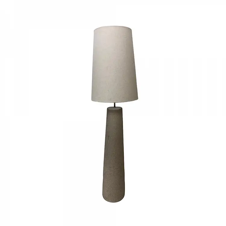LIBERTA AURORA ΦΩΤΙΣΤΙΚΟ ΕΠΙΔΑΠΕΔΙΟ 45x45x168cm MgO ΜΠΕΖ ΓΚΡΙ ΥΦΑΣΜΑ