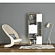 LIBERTA BOX ΒΙΒΛΙΟΘΗΚΗ SONOMA ΛΕΥΚΟ 80x30xH180cm