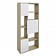 LIBERTA BOX ΒΙΒΛΙΟΘΗΚΗ SONOMA ΛΕΥΚΟ 80x30xH180cm