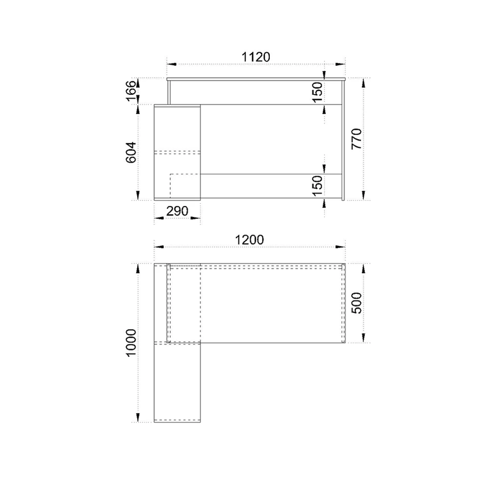 LIBERTA BOOK CORNER ΓΡΑΦΕΙΟ SONOMA 125x100.5x77
