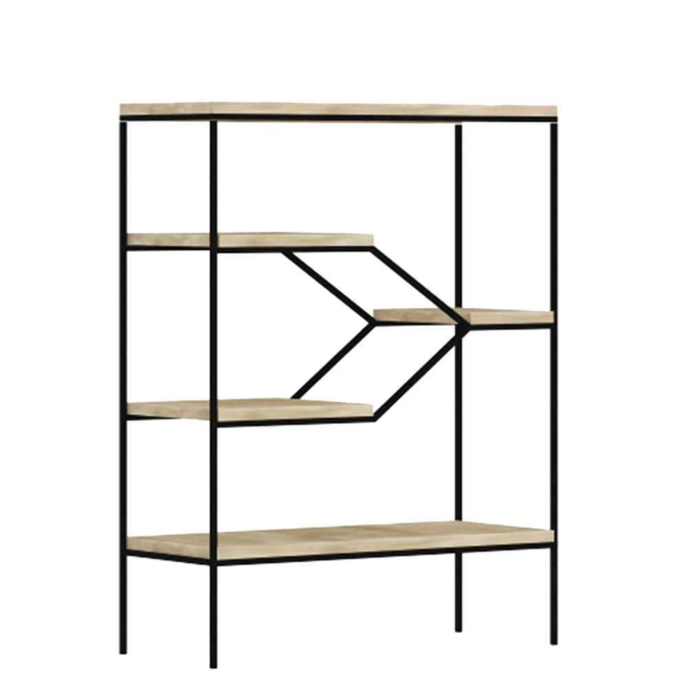 LIBERTA STEP ΒΙΒΛΙΟΘΗΚΗ SONOMA ΜΑΥΡΟ 80x30x120