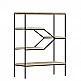 LIBERTA STEP ΒΙΒΛΙΟΘΗΚΗ SONOMA ΜΑΥΡΟ 80x30x120 LIBERTA STEP ΒΙΒΛΙΟΘΗΚΗ SONOMA ΜΑΥΡΟ 80x30x120