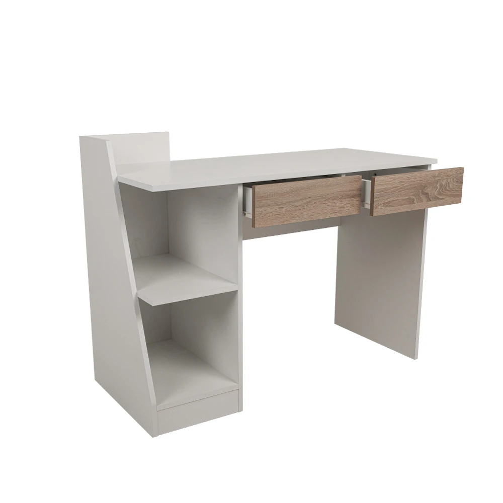 LIBERTA TRIGOT 2 ΓΡΑΦΕΙΟ ΒΙΒΛΙΟΘΗΚΗ SONOMA ΛΕΥΚΟ 110x50x85 LIBERTA TRIGOT 2 ΓΡΑΦΕΙΟ ΒΙΒΛΙΟΘΗΚΗ SONOMA ΛΕΥΚΟ 110x50x85