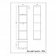 LIBERTA KIVOS 41,6 ΒΙΒΛΙΟΘΗΚΗ ΜΑΥΡΟ 41.6x29.5x147.5 LIBERTA KIVOS 41,6 ΒΙΒΛΙΟΘΗΚΗ ΜΑΥΡΟ 41.6x29.5x147.5