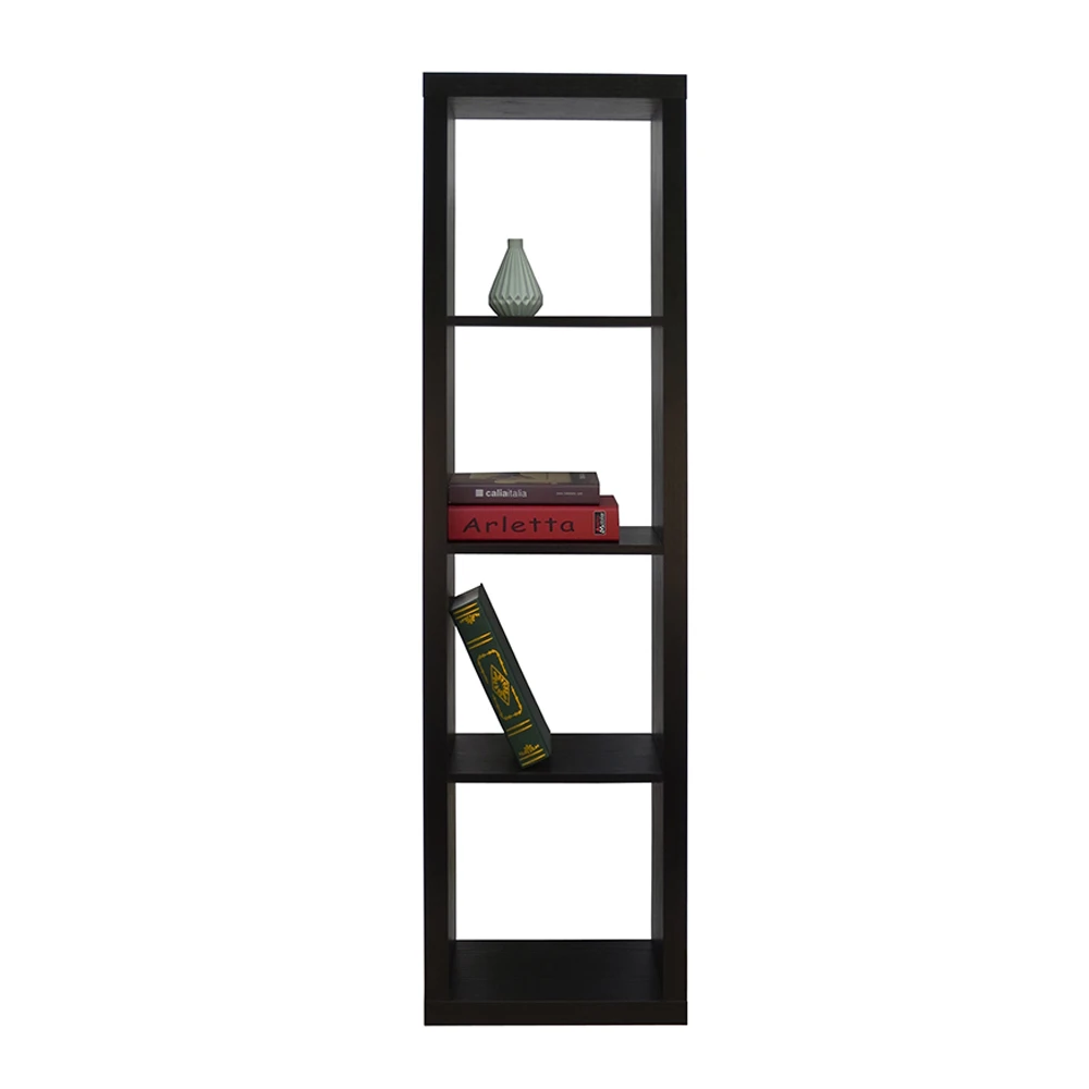 LIBERTA KIVOS 41,6 ΒΙΒΛΙΟΘΗΚΗ ΜΑΥΡΟ 41.6x29.5x147.5
