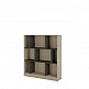 LIBERTA MAZE 117 ΒΙΒΛΙΟΘΗΚΗ ΧΑΜΗΛΗ SONOMA ΓΚΡΙ ΣΚΟΥΡΟ 117x30x130 LIBERTA MAZE 117 ΒΙΒΛΙΟΘΗΚΗ ΧΑΜΗΛΗ SONOMA ΓΚΡΙ ΣΚΟΥΡΟ 117x30x130
