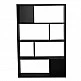 LIBERTA DOMINO ΒΙΒΛΙΟΘΗΚΗ ΜΑΥΡΟ OAK 120x29x180 LIBERTA DOMINO ΒΙΒΛΙΟΘΗΚΗ ΜΑΥΡΟ OAK 120x29x180