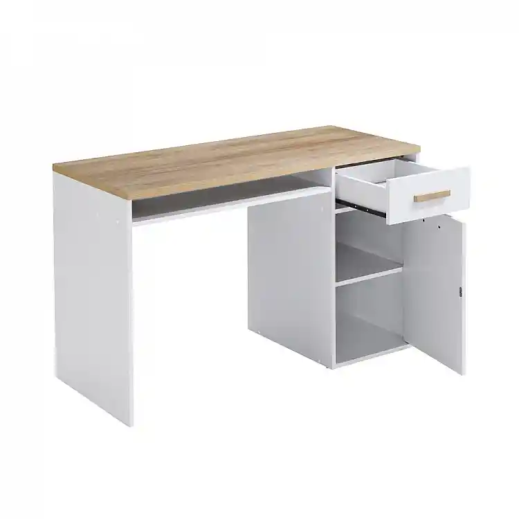 LIBERTA STUDENT ΓΡΑΦΕΙΟ 1ΠΟΡΤΑ 1ΣΥΡΤΑΡΙ ΛΕΥΚΟ ΦΥΣΙΚΟ 120x50x76cm