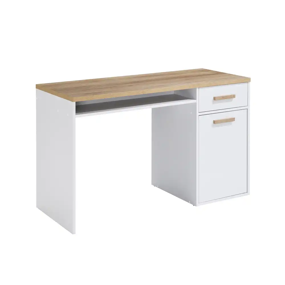 LIBERTA STUDENT ΓΡΑΦΕΙΟ 1ΠΟΡΤΑ 1ΣΥΡΤΑΡΙ ΛΕΥΚΟ ΦΥΣΙΚΟ 120x50x76cm