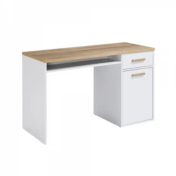LIBERTA STUDENT ΓΡΑΦΕΙΟ 1ΠΟΡΤΑ 1ΣΥΡΤΑΡΙ ΛΕΥΚΟ ΦΥΣΙΚΟ 120x50x76cm