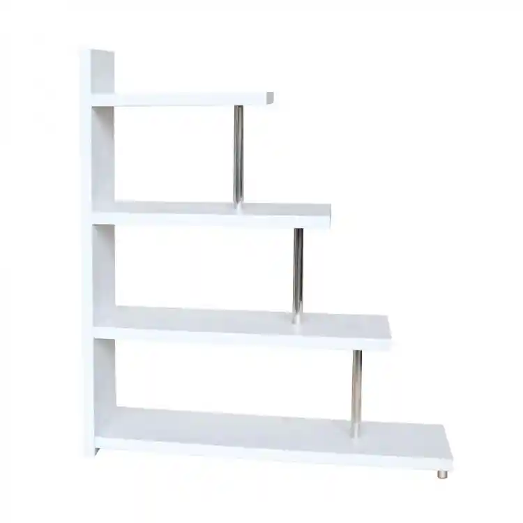 LIBERTA SWIVEL ΒΙΒΛΙΟΘΗΚΗ ΛΕΥΚΟ OAK 120x29x135.8cm