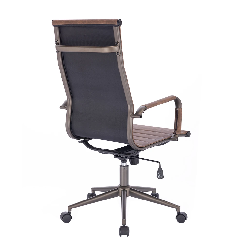 LIBERTA AVANT ΚΑΡΕΚΛΑ ΓΡΑΦΕΙΟΥ COFFEE GUNMETAL 55.5x63x118 LIBERTA AVANT ΚΑΡΕΚΛΑ ΓΡΑΦΕΙΟΥ COFFEE GUNMETAL 55.5x63x118