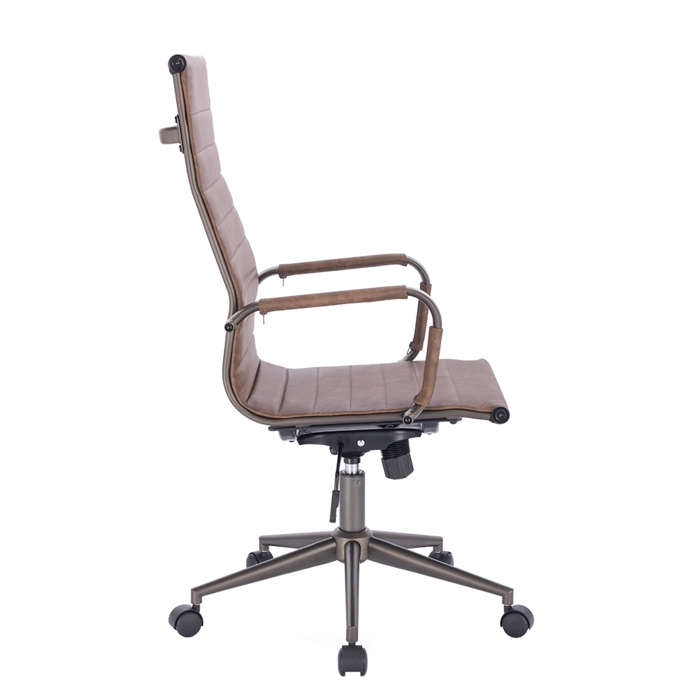 LIBERTA AVANT ΚΑΡΕΚΛΑ ΓΡΑΦΕΙΟΥ COFFEE GUNMETAL 55.5x63x118 LIBERTA AVANT ΚΑΡΕΚΛΑ ΓΡΑΦΕΙΟΥ COFFEE GUNMETAL 55.5x63x118