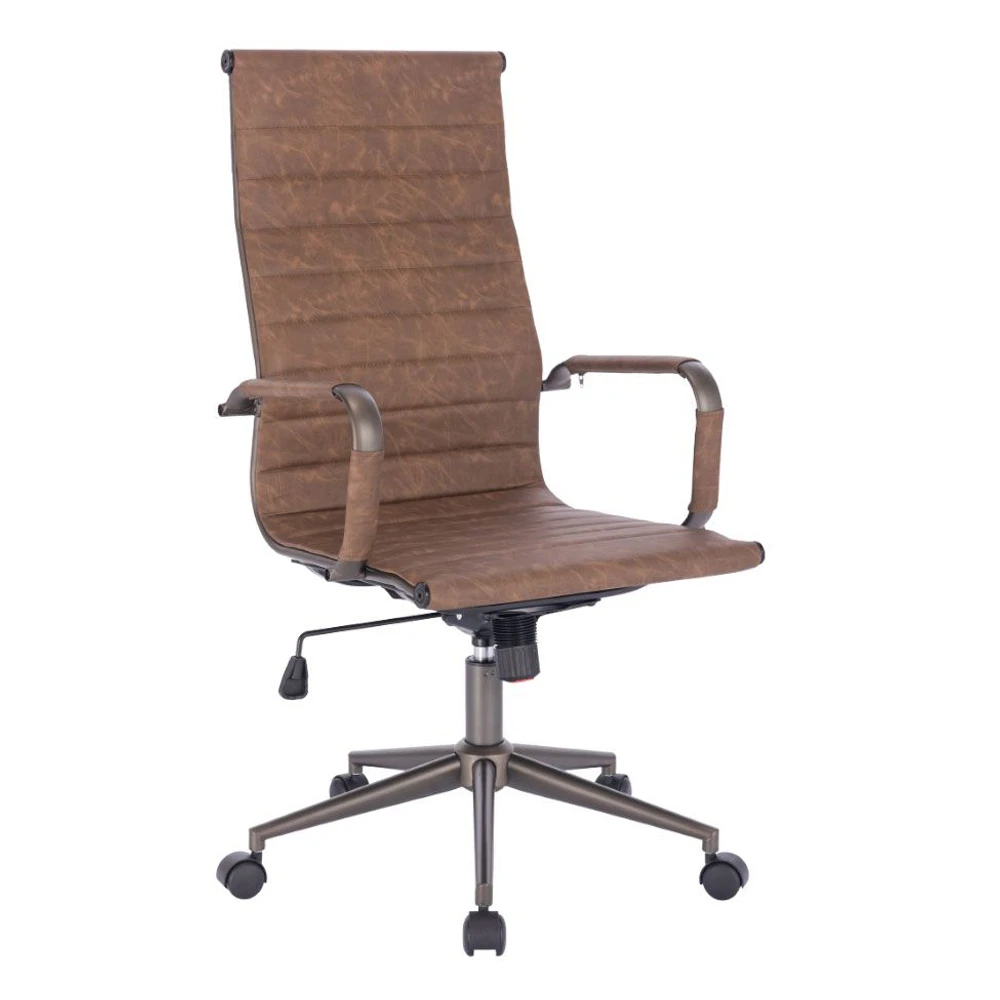 LIBERTA AVANT ΚΑΡΕΚΛΑ ΓΡΑΦΕΙΟΥ COFFEE GUNMETAL 55.5x63x118