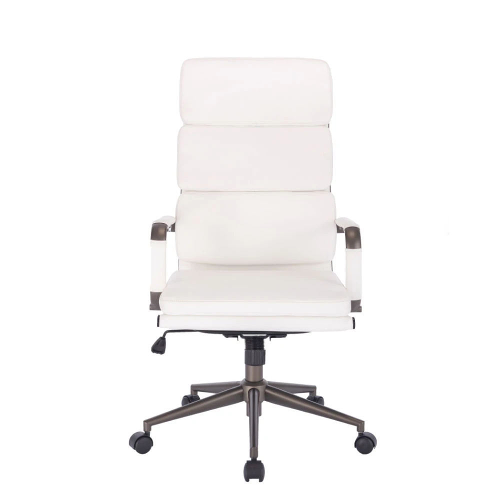 LIBERTA SLICE ΚΑΡΕΚΛΑ ΓΡΑΦΕΙΟΥ ΛΕΥΚΟ GUNMETAL 55.5x63.5x117