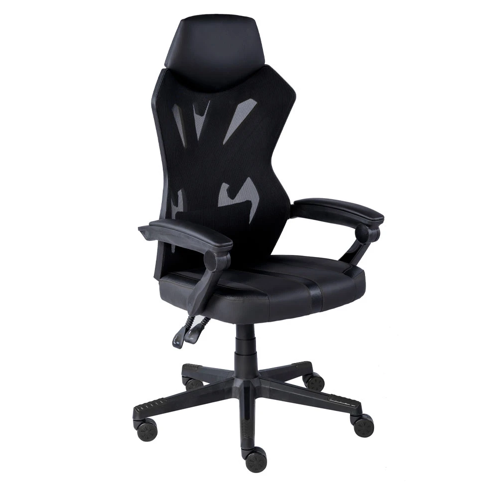LIBERTA OUTRIDER ΚΑΡΕΚΛΑ GAMING ΓΡΑΦΕΙΟΥ ΜΑΥΡΟ 50x74x128