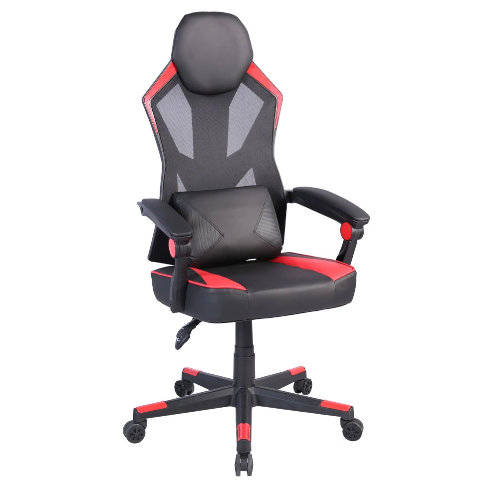 LIBERTA FUSION ΚΑΡΕΚΛΑ GAMING ΓΡΑΦΕΙΟΥ ΜΑΥΡΟ ΚΟΚΚΙΝΟ 50x74x137
