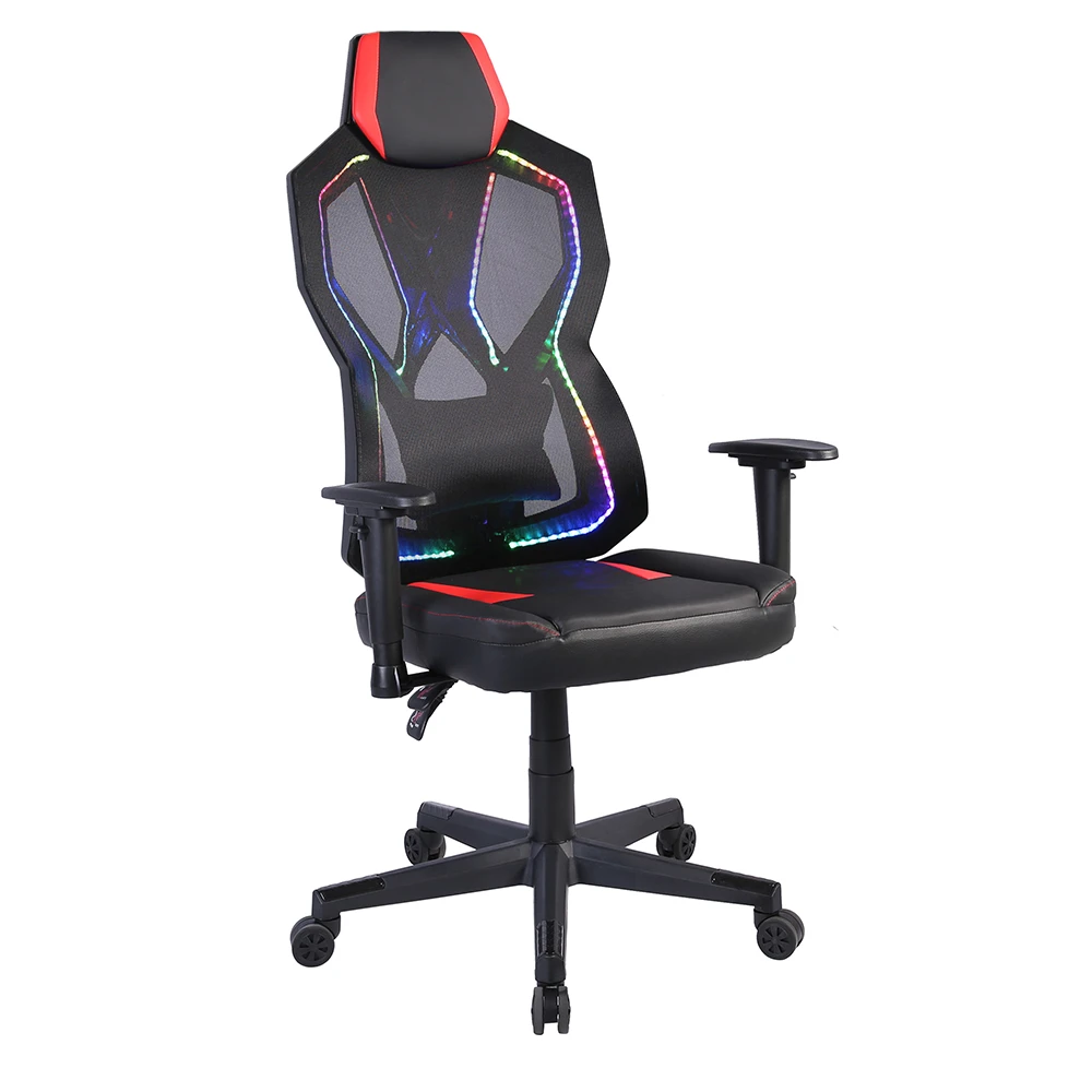 LIBERTA STORM ΚΑΡΕΚΛΑ GAMING ΓΡΑΦΕΙΟΥ ΜΑΥΡΟ ΚΟΚΚΙΝΟ 50x73x135