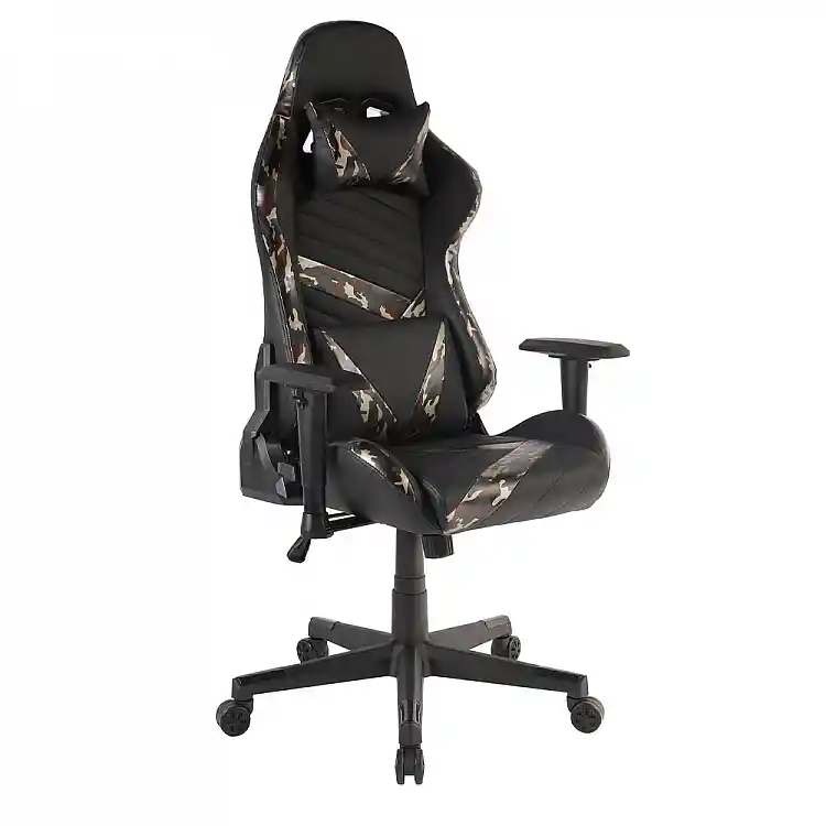 LIBERTA DYSKORD ΚΑΡΕΚΛΑ GAMING ΓΡΑΦΕΙΟΥ ΜΑΥΡΟ ΜΕ PATTERN 50x74x137cm