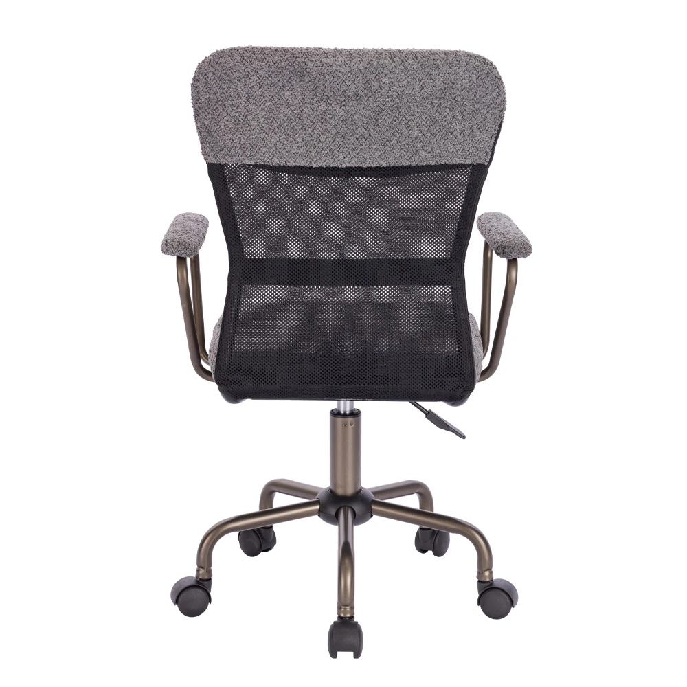 LIBERTA BELL ΚΑΡΕΚΛΑ ΓΡΑΦΕΙΟΥ ΓΚΡΙ GUNMETAL 54x52x92 LIBERTA BELL ΚΑΡΕΚΛΑ ΓΡΑΦΕΙΟΥ ΓΚΡΙ GUNMETAL 54x52x92