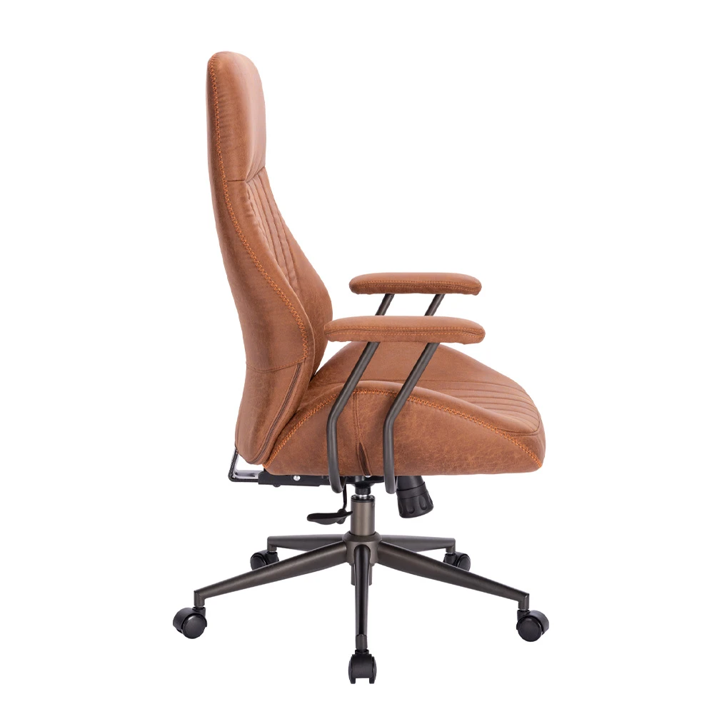 LIBERTA CLASS ΚΑΡΕΚΛΑ ΓΡΑΦΕΙΟΥ CAMEL GUNMETAL 71x64.5x119.5 LIBERTA CLASS ΚΑΡΕΚΛΑ ΓΡΑΦΕΙΟΥ CAMEL GUNMETAL 71x64.5x119.5