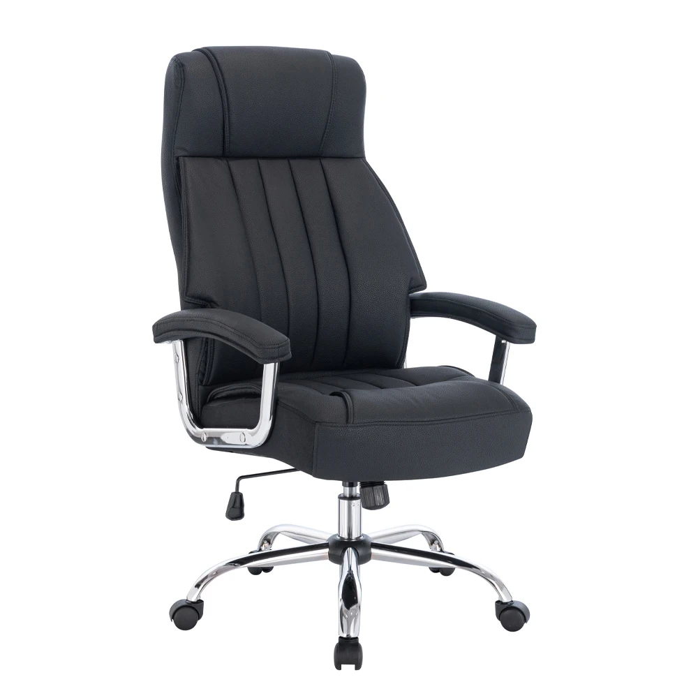 LIBERTA EXECUTIVE ΚΑΡΕΚΛΑ ΓΡΑΦΕΙΟΥ ΜΑΥΡΟ ΧΡΩΜΙΟ 65x70x123